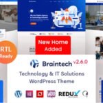 Braintech - Technology & IT Solutions WordPress Theme