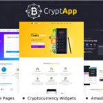 Crypt App - Landing Page WordPress